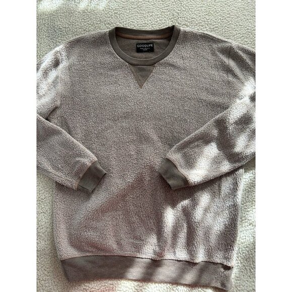 Goodlife Reverso Fleece Sweatshirt Macchiato Brown Size M - Picture 4 of 10